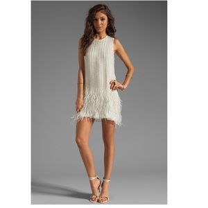 Parker Allegra Feather Dress